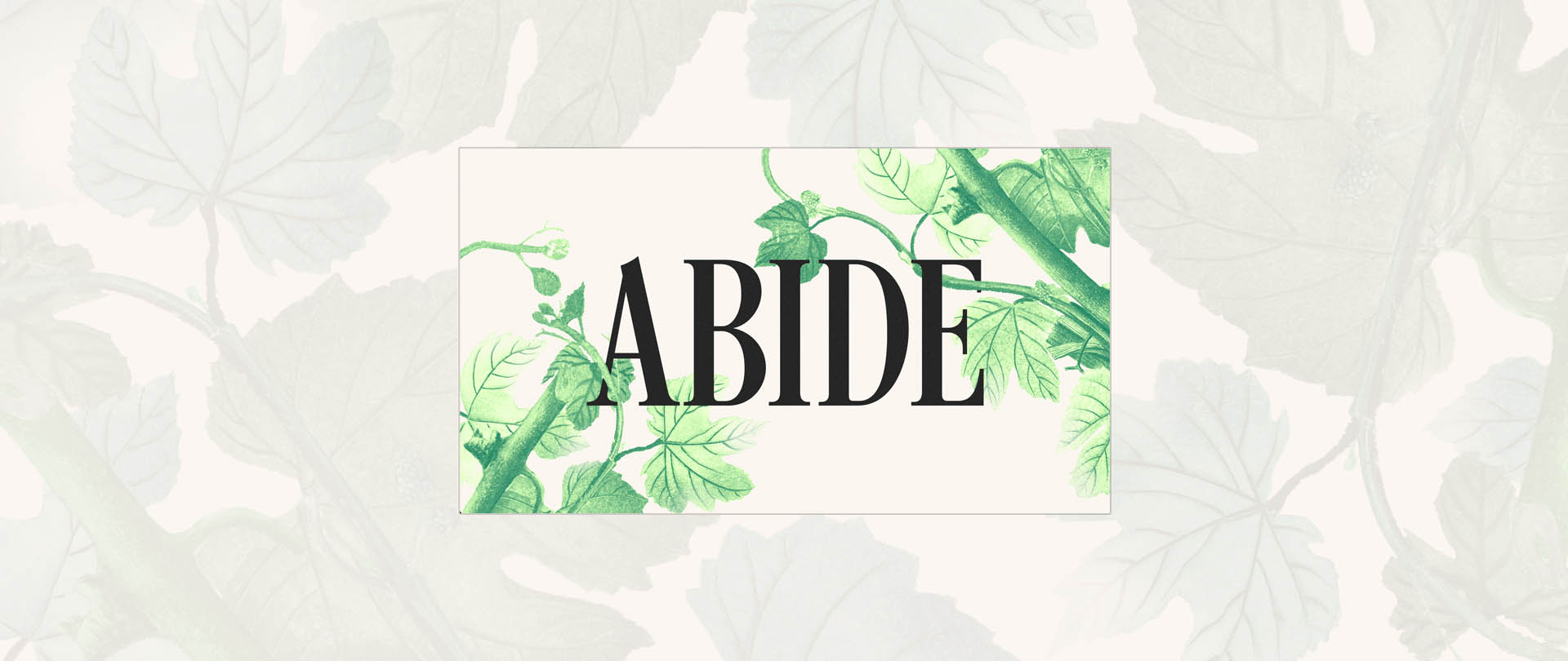 <p>Abide<br />
Nurture an enduring intamacy with God, foster a sincere love for others and engage in God's mission</p>
