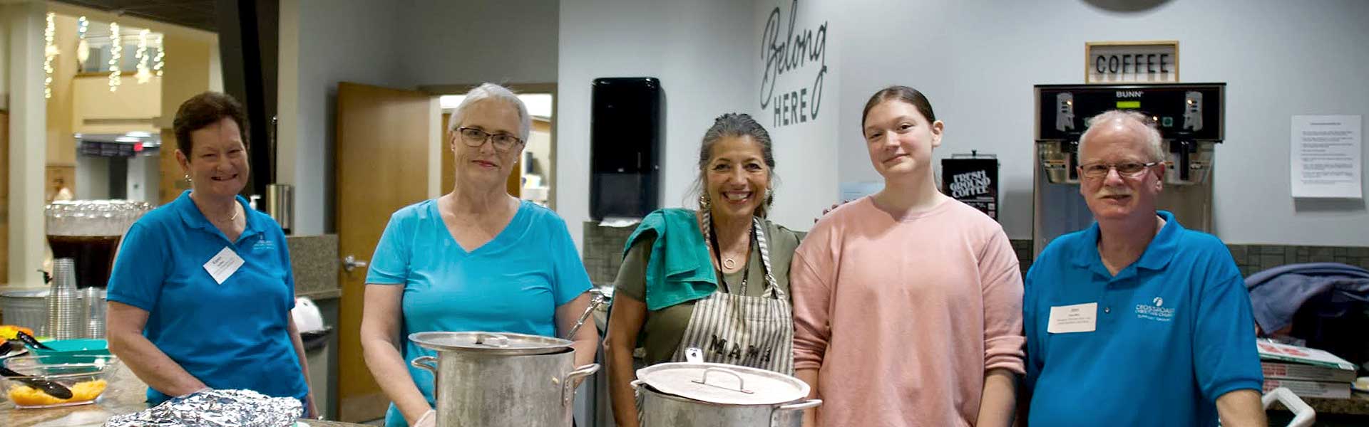 <h2><strong>Serve at Crossroads</strong></h2>

<p>SERVING IS A GREAT WAY TO CONNECT WITH OTHERS, MAKE NEW FRIENDS, AND GROW IN YOUR FAITH!</p>

<p>There are lots of ways to get involved, whether you want to test the waters as a first-timer or if you&rsquo;re ready to roll up your sleeves and dive in.&nbsp; Click "Request to Join" on any one of our Serving Teams,</p>
